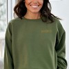Embroidered Thanksgiving Icons -  Women's Sweatshirt - 3 of 4