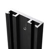 Yescom 36" Dual Monitor Arm Pole Mount for 2 Monitors Up to 32" PC Mobile Cart Trolley Black - 3 of 4