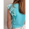Girl Flutter Sleeve Top - MIA - 3 of 4