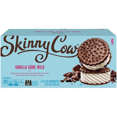 Skinny Cow Vanilla Ice Cream Sandwich - 6pk