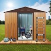 NicBex  Outdoor Metal Storage Shed with Lockable Doors for Backyard Garden,Patio - 2 of 4