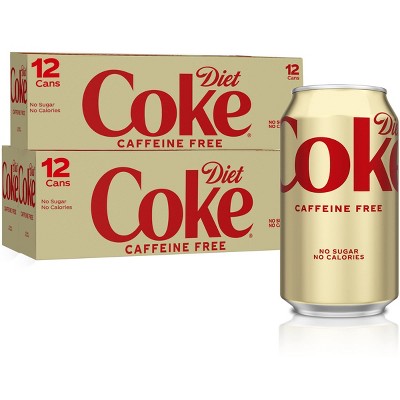 Diet Coke Caffeine-Free - 12 Fl Oz Can (Pack of 36)