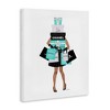 Stupell Industries Fashionista Woman Shopping Chic Glam Bags Canvas Wall Art - 3 of 4