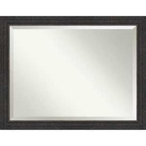Amanti Art Attic Aged Beveled Wood Framed Bathroom Vanity Wall Mirror - 1 of 4