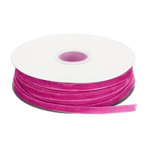 Unique Bargains Soft Single Face Spool Silky Velvet Ribbon for Bouquets DIY Gift Craft - 1 of 3
