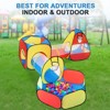 SUGIFT 5pc Kids' Play Tents & Tunnels - Ball Pit for Toddlers, Basketball Hoop, Crawling Tubes, Pop-Up Playhouses, Baby Obstacle Course - 2 of 4