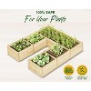 AMERLIFE U-Shaped Raised Garden Bed, 19.6" Deep Box, Free Combination Layout - 3 of 4