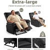 Manual Recliner Chair for Living Room, 360 Degree Swivel Massage Recliner Chair with Remote Control, PU Leather Lounge Chair with Side Pocket - 3 of 4