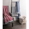 50"X60" Thin Striped Throw Blanket Gray/White - Design Imports: Cotton, Hypoallergenic, Machine Washable - 2 of 4