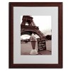 Trademark Fine Art -Kathy Yates 'Eiffel Tower Ice Cream Cone 2' Matted Framed - 3 of 3