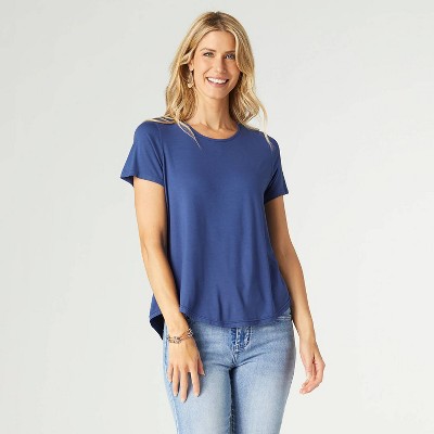 Women's ERIN PLEAT BACK TEE TOP - COCO + CARMEN