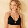 Women's Longline Ring Detail Underwire Bikini Top - Shade & Shore™ - 3 of 4