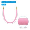 Unique Bargains Hotel Adjustable Velvet Crowd Control Stanchion Rope with Snap Hooks 2 Pcs - 2 of 4