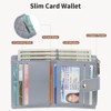 Clotth Women’s Wallet - RFID Blocking Thin Faux Leather Bifold Card Holder with Large Capacity & Zipper Coin Pocket for Travel,Work,Daily Use - 4 of 4