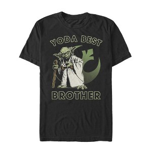 Men's Star Wars Yoda Best Brother T-Shirt - 1 of 4