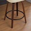NicBex Counter Height Bar Stools Rattan Bar Chairs Swivel Counter Stools with Cane Back, Upholstered Seat for Kitchen Island, Pub - 4 of 4