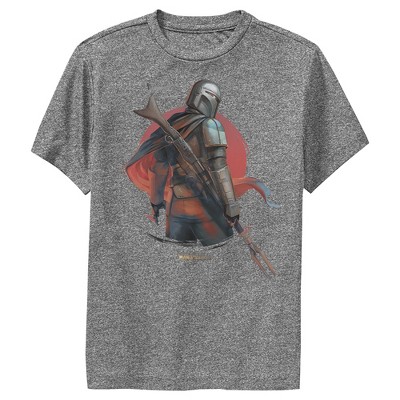 Boy's Star Wars The Mandalorian Dusty Sunset Performance Tee - Charcoal ...