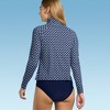Lands' End Women's Quarter Zip Rash Guard - 2 of 3