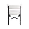 Meridian Furniture,Rivage Durable Linen Textured Fabric Dining Chair, Set of 2 - 2 of 4