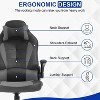 BestMassage Gaming Chair Office Chair Computer Desk Chair with Lumbar Support and Adjustable Headrest and PU Leather Gamer Chair for Adults - 4 of 4