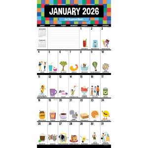 TF Publishing 13.5"x14.5" 2026 Every Day's A Holiday Wall Calendar - 1 of 4