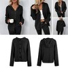 Clearlove Women's Long Sleeve Chunky Knitted Jacket Short Cardigan Autumn Winter Knitted Coat with Hood - 3 of 3