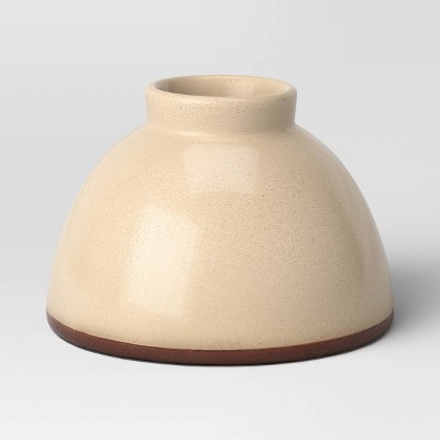 Small Ceramic Taper Candle Holder Cream - Threshold™