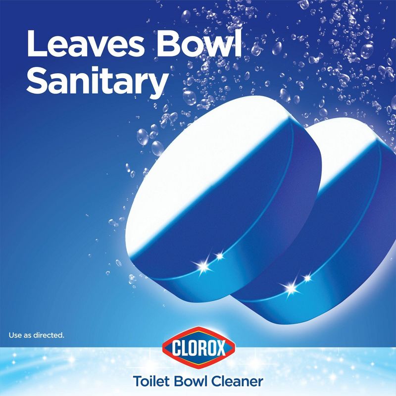 Clorox Rain Clean Scent Ultra Clean Toilet Tablets - 2.47oz/4ct, 4 of 12