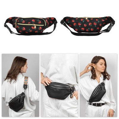 Unique Bargains Strawberry Pattern Fanny Pack 1 Pc - image 2