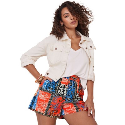VENUS Womens Linen Easy Shorts
