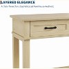 TackView Entryway Table,Console Table with 3 Storage Drawers, for Home - 2 of 4