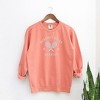 Simply Sage Market Women's  Garment Dyed Graphic Sweatshirt Embroidered Beverly Hills Tennis Raquet - 2 of 2