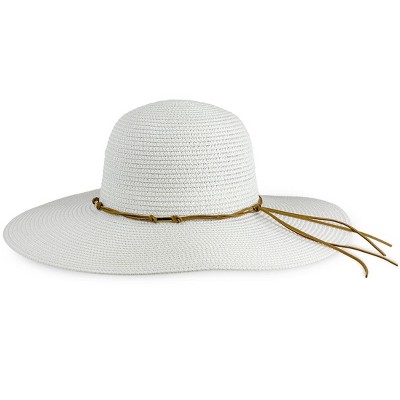 Magid Straw Tie Crown Floppy Hat