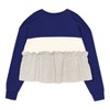 NFL Baltimore Ravens Girls' Crew Neck Fleece Sweatshirt - 3 of 3