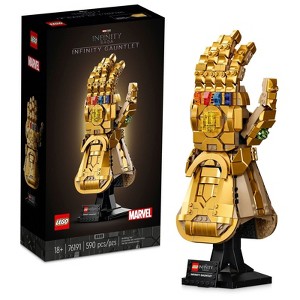 LEGO Marvel Infinity Gauntlet Set 76191 Collectible Thanos Glove with Infinit... - 1 of 4
