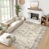Washable Modern Stripe Area Rugs Contemporary Indoor Lightweight Low Pile Non Slip Carpet For Living Room Bedroom Soft Easy Care Floor Mat Home Decor - 4 of 4