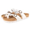 Aerothotic Irenic Womens Strappy Slide Sandals, White - 11 - 3 of 4