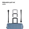 Sapphtopaz 3 Piece Luggage Sets ABS Lightweight Suitcase Luggage Carry On Suitcase with Two Hooks, Spinner Wheels, TSA Lock (20/24/28) - 2 of 4