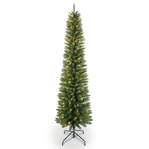 HomeRoots 5' Pre Lit Slender Fir Christmas Tree - 1 of 4