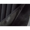 RT Designer Collection Anchorage 2 Pack Blackout Grommet Luxurious Modern Design Curtain Panel Pair 36" x 84" Black - 3 of 4