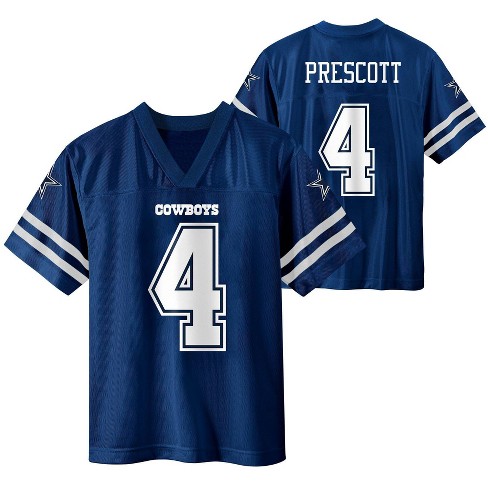 Nfl Dallas Cowboys Men's Dak Prescott Short Sleeve Rival Goal Line Jersey :  Target