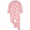 Onesies Brand Baby Girls' Long Sleeve Sleep 'N Plays - 4-Pack - 3 of 4