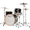 Slingerland Studio King 3-Piece Shell Pack with 22" Bass Drum Del Norte Black Lacquer - 3 of 4