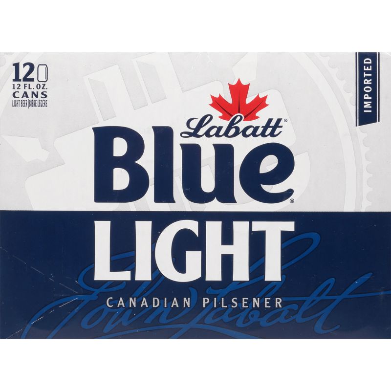 Labatt Blue Light Canadian Pilsener Beer - 12pk/12 fl oz Cans, 1 of 8
