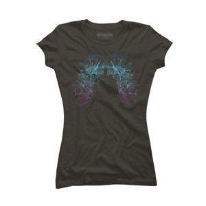 Junior's Design By Humans Veins By designpro44 T-Shirt - 1 of 3