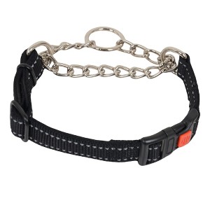 Alilang Dog Collar Nylon Dog Choke Collars Stainless Steel Chain Training Dog Collar - Reflective Collar for Large, Medium, Small Dogs - 1 of 4