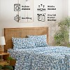 HLC.ME Floral Multi-Piece Bed Sheets Set - Wrinkle Resistant & Ultra Soft - Fits Mattresses up to 15 Inches Deep - 4 of 4
