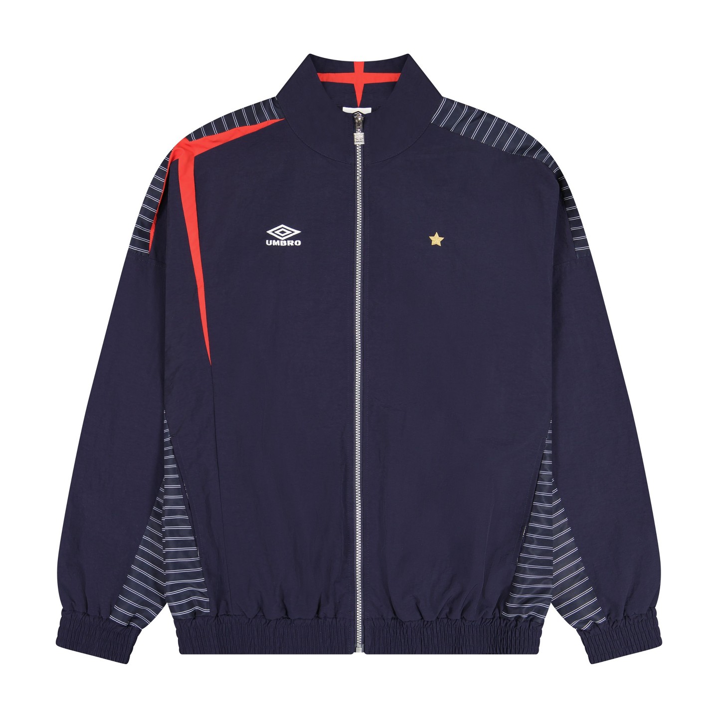 Мужская куртка Umbro Relaxed Track Jacket - Navy Blue, цвет: Тёмно-синий — фото 1