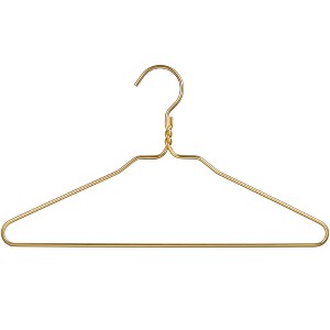 DEILSY Kids Heavy-Duty Gold Aluminum Hangers – 10 Pack - 1 of 4