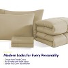 7PC Campus Ready Dorm Twin XL Bedding Bundle, Solid Comforter, Pillows and Sheet Set - 2 of 4